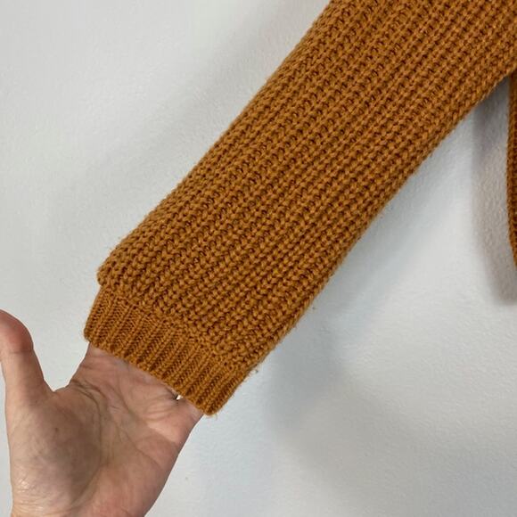 Lulus Carmichael Light Brown Off The Shoulder Knit Sweater Small - Picture 5 of 10